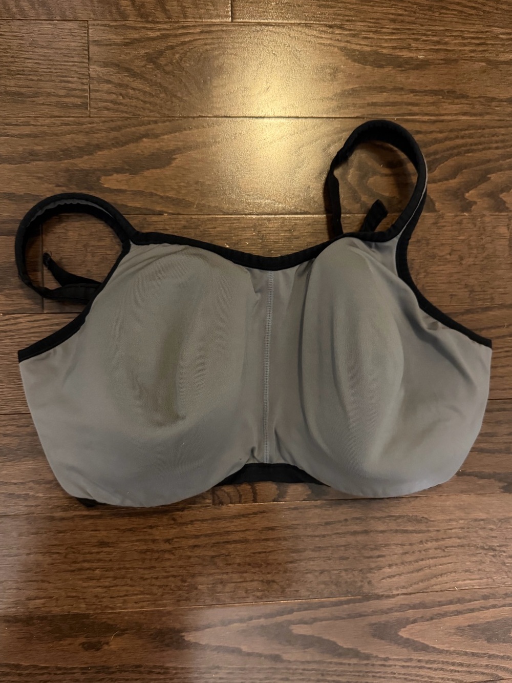 Natori Black & Grey Yogi Sports Bra